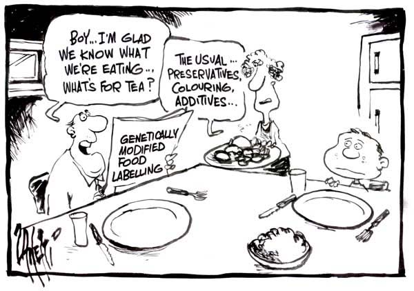 food labels cartoon. Click on the cartoon to be