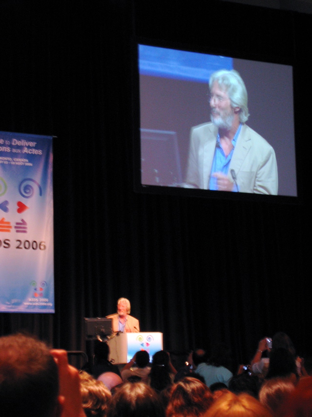 Richard Gere speaking about HIV/AIDS and the media
